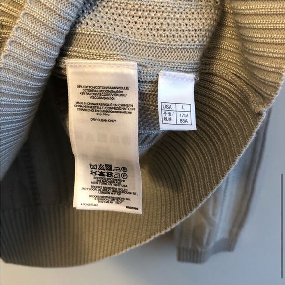 Brooks Brothers Cable Knit Sweater - Picture 6 of 6